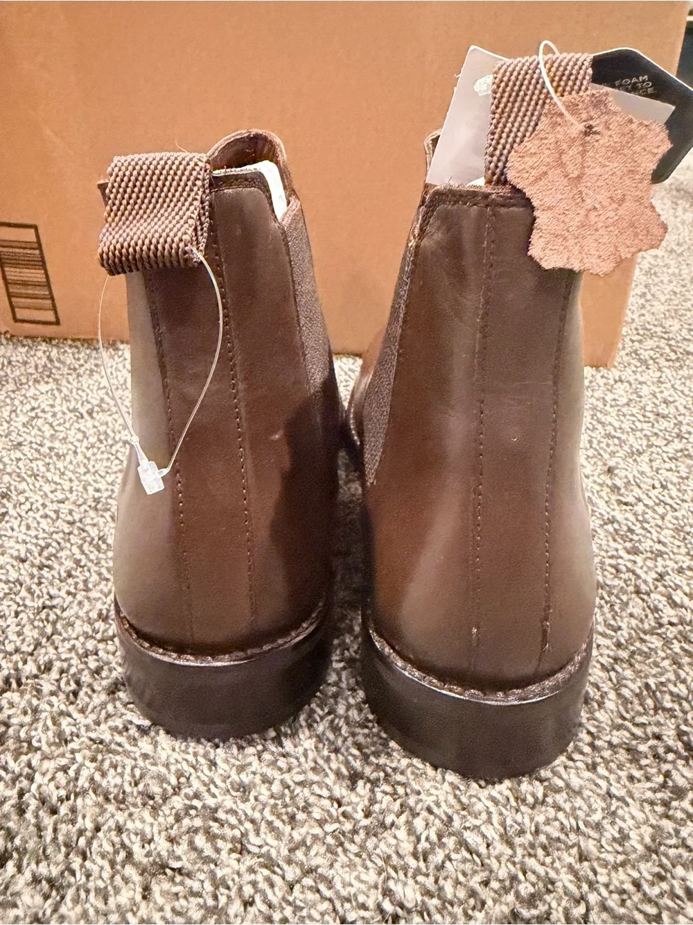 Anthony Veer Men's Jefferson Chelsea Leather Pull Up Boots - Size 8